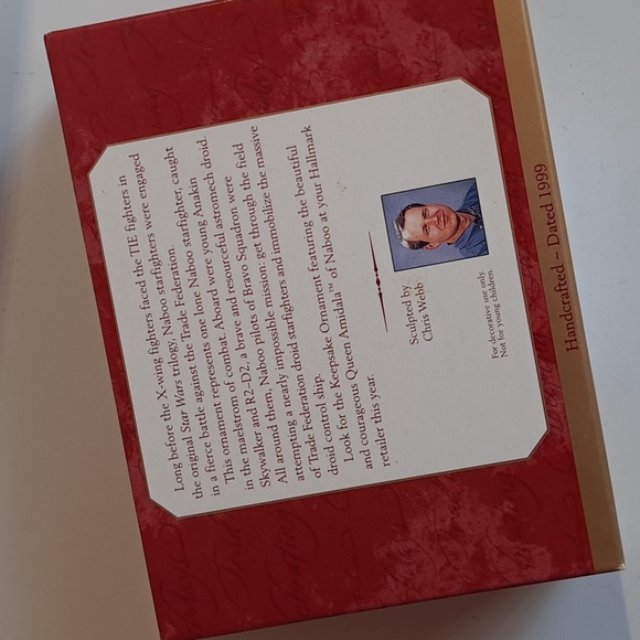 Hallmark Naboo Starfighter Christmas Ornament - Picture 3 of 11